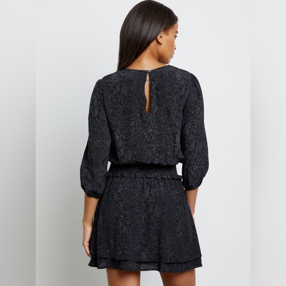 NWOT Rails Inez Crew Pullover Snake Print Dress Size Medium - Picture 4 of 12